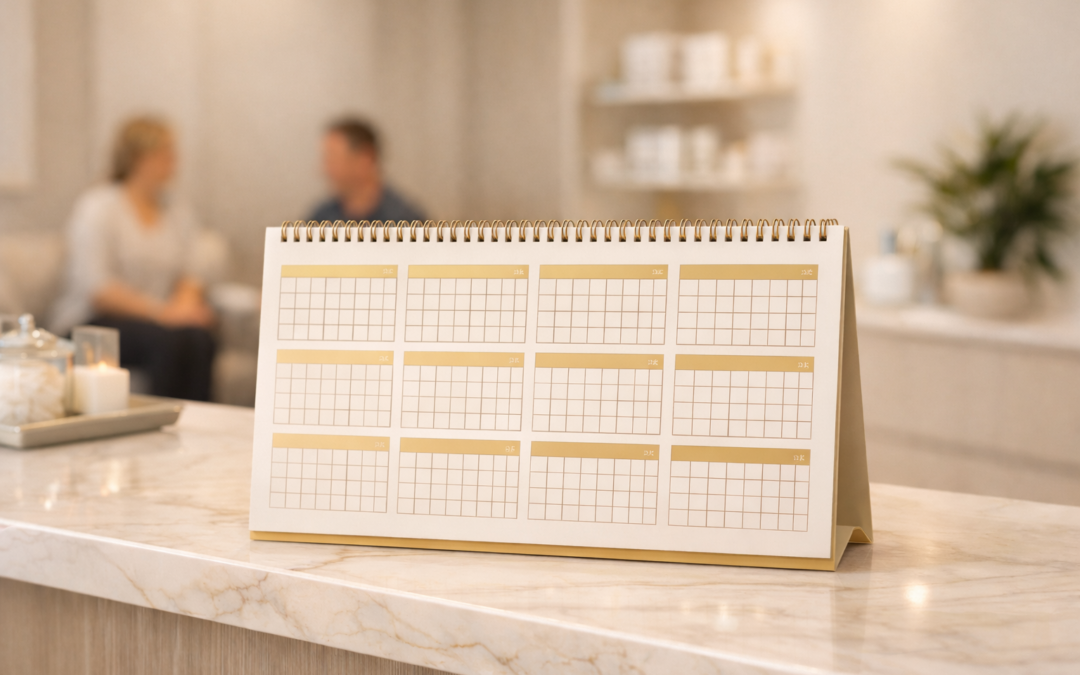 Com pots convertir el calendari anual en una eina de negoci pel teu centre d’estètica?