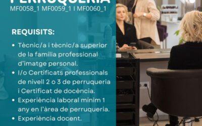 Sigues docent en perruqueria a Cecot formació!